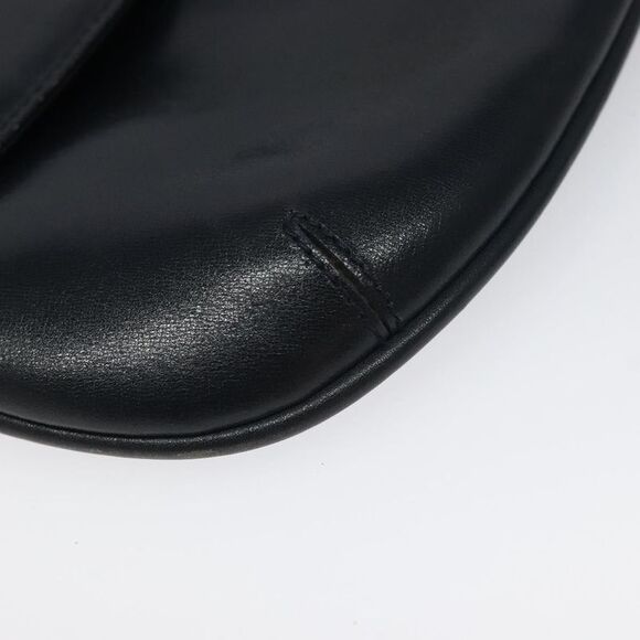 Gucci Interlocking G Navy Leather Clutch Bag (Pre-Owned) - Picture 7 of 16